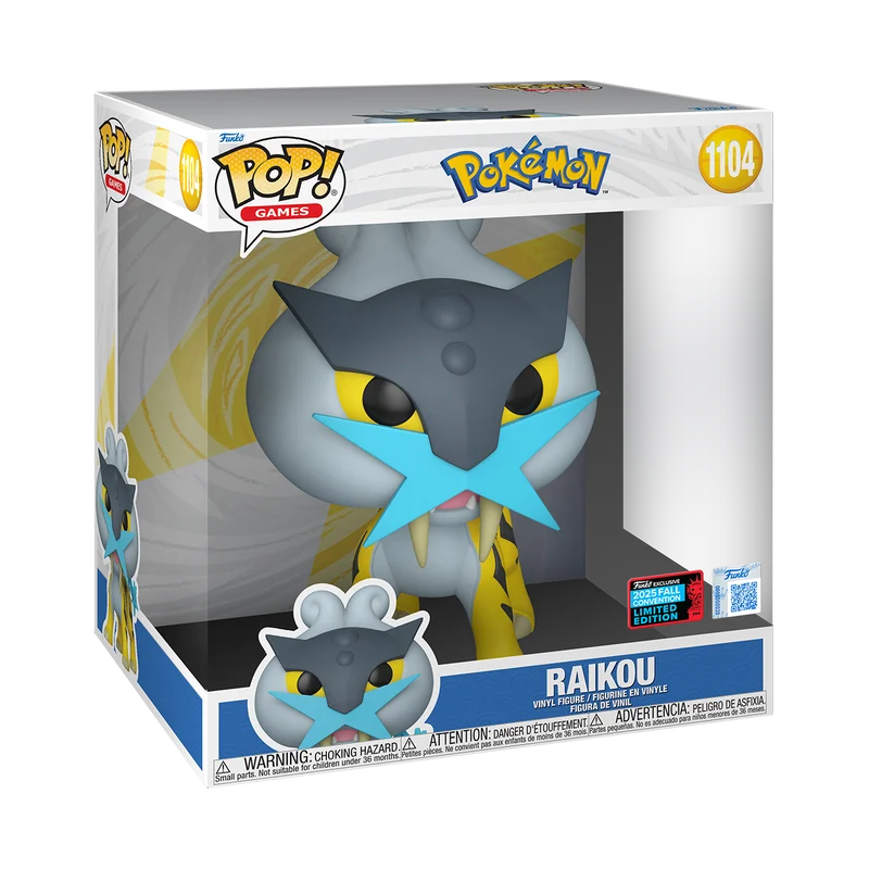 Funko Pop Jumbo Raikou Pokémon