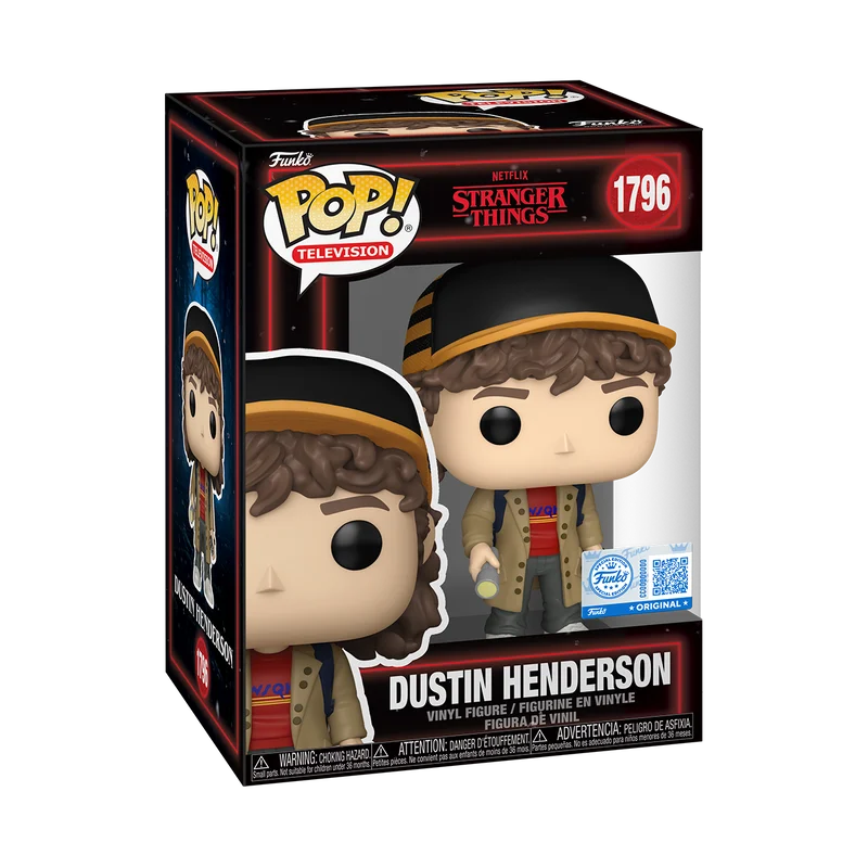 Funko Pop Dustin Henderson con Linterna
