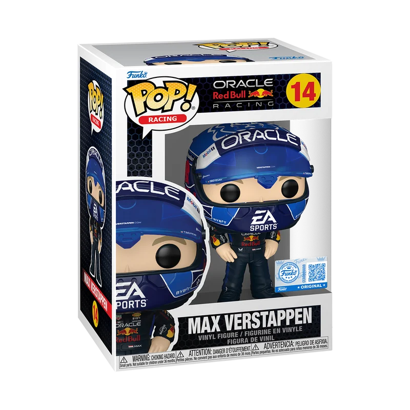 Funko Pop Max Verstappen con Casco USA