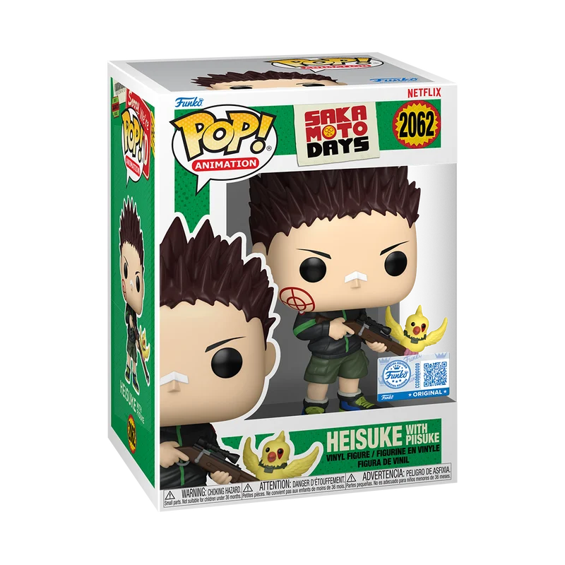 Funko Pop Heisuke con Piisuke Sakamoto Days